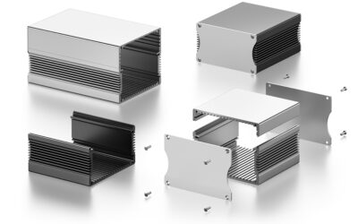 Nový kombinovaný profil skříněk s chladicími žebry a drážkou pro přídržnou pružinu tranzistoru